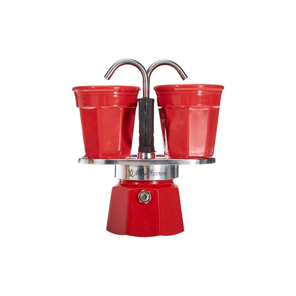 Bialetti Mini Moka Pot 2 Cups Red - Airroastery